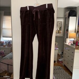 Juicy Couture Brown Track Pants